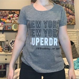 Superdry Newyork grey tee